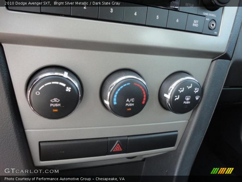 Bright Silver Metallic / Dark Slate Gray 2010 Dodge Avenger SXT