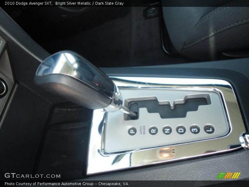 Bright Silver Metallic / Dark Slate Gray 2010 Dodge Avenger SXT