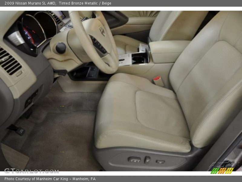 Tinted Bronze Metallic / Beige 2009 Nissan Murano SL AWD