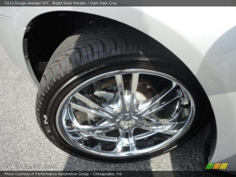 Bright Silver Metallic / Dark Slate Gray 2010 Dodge Avenger SXT