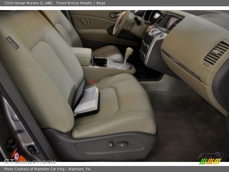 Tinted Bronze Metallic / Beige 2009 Nissan Murano SL AWD