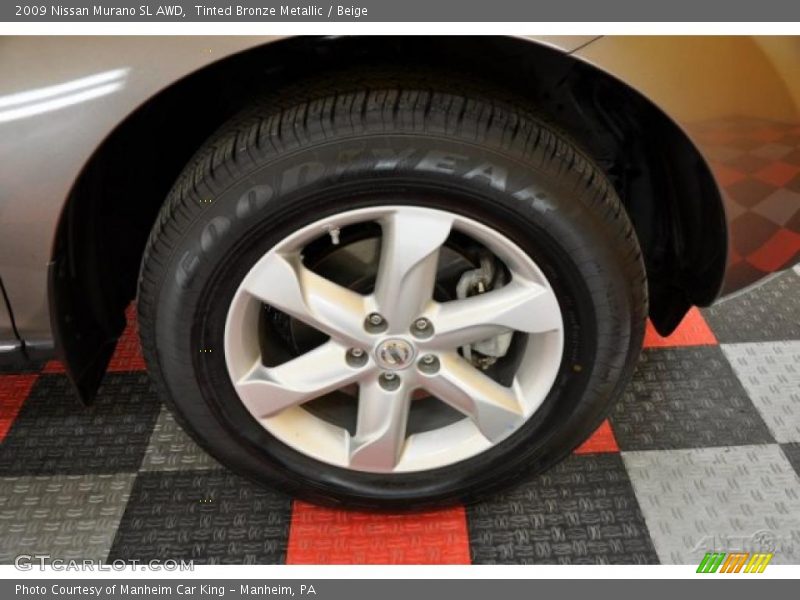 Tinted Bronze Metallic / Beige 2009 Nissan Murano SL AWD