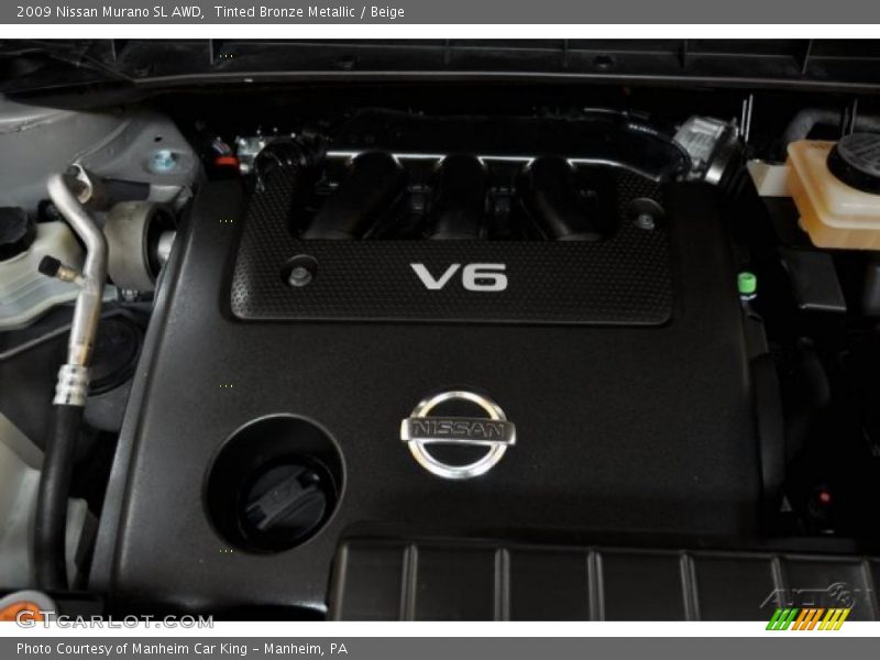 Tinted Bronze Metallic / Beige 2009 Nissan Murano SL AWD