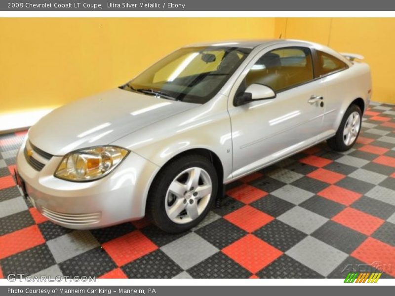 Ultra Silver Metallic / Ebony 2008 Chevrolet Cobalt LT Coupe