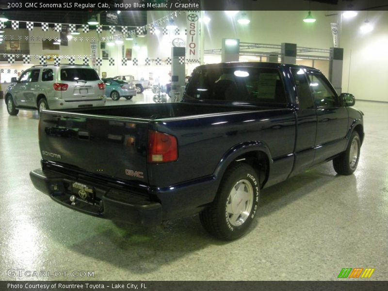 Indigo Blue Metallic / Graphite 2003 GMC Sonoma SLS Regular Cab