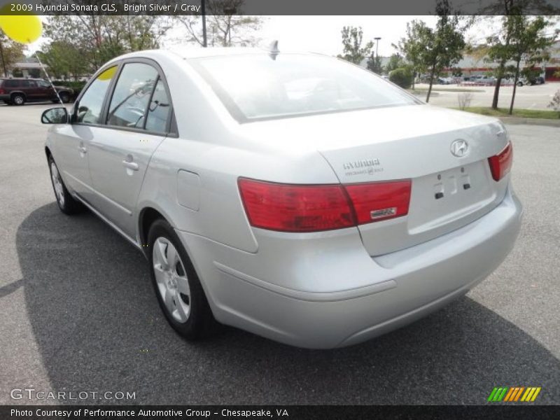Bright Silver / Gray 2009 Hyundai Sonata GLS