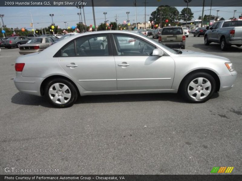 Bright Silver / Gray 2009 Hyundai Sonata GLS