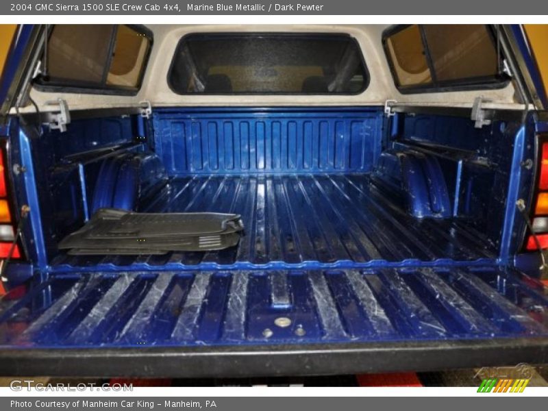 Marine Blue Metallic / Dark Pewter 2004 GMC Sierra 1500 SLE Crew Cab 4x4