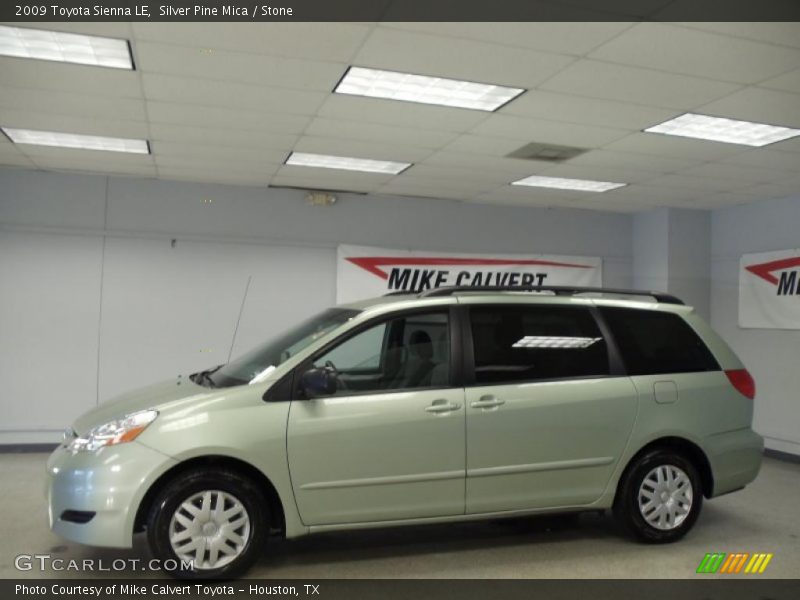 Silver Pine Mica / Stone 2009 Toyota Sienna LE