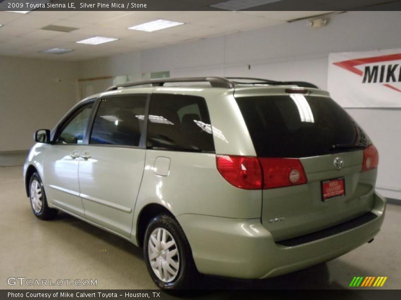 Silver Pine Mica / Stone 2009 Toyota Sienna LE