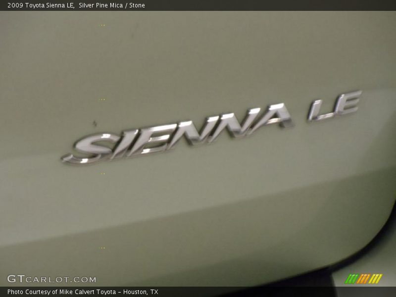 Silver Pine Mica / Stone 2009 Toyota Sienna LE