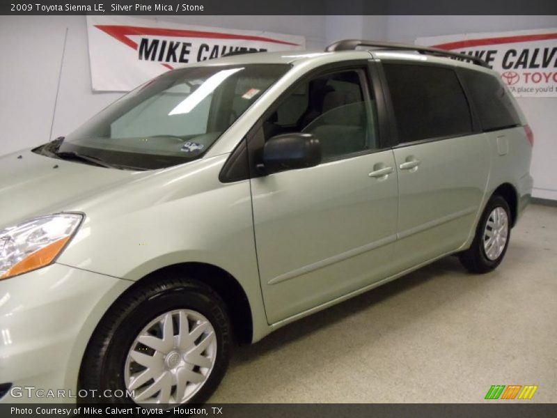 Silver Pine Mica / Stone 2009 Toyota Sienna LE