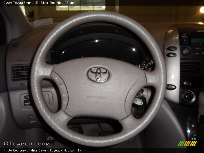 Silver Pine Mica / Stone 2009 Toyota Sienna LE