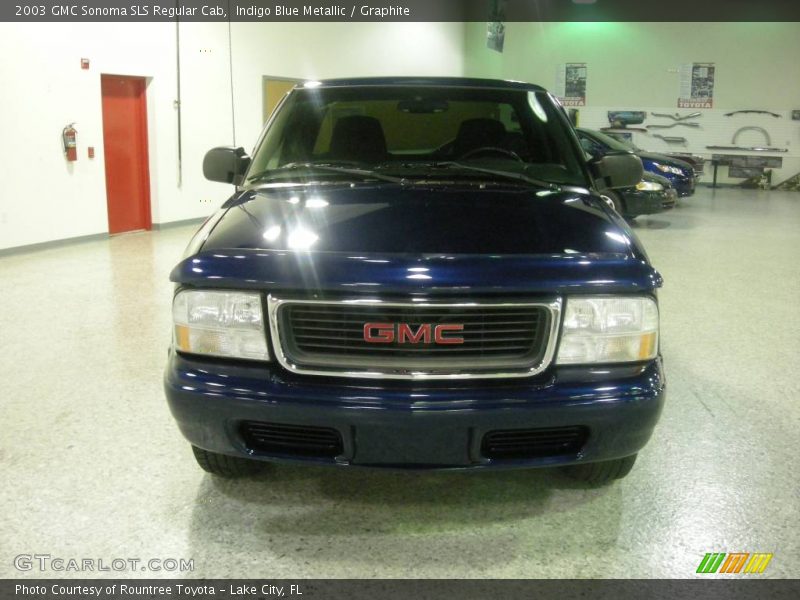 Indigo Blue Metallic / Graphite 2003 GMC Sonoma SLS Regular Cab