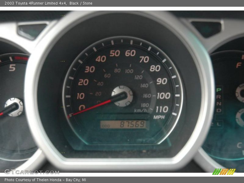 Black / Stone 2003 Toyota 4Runner Limited 4x4