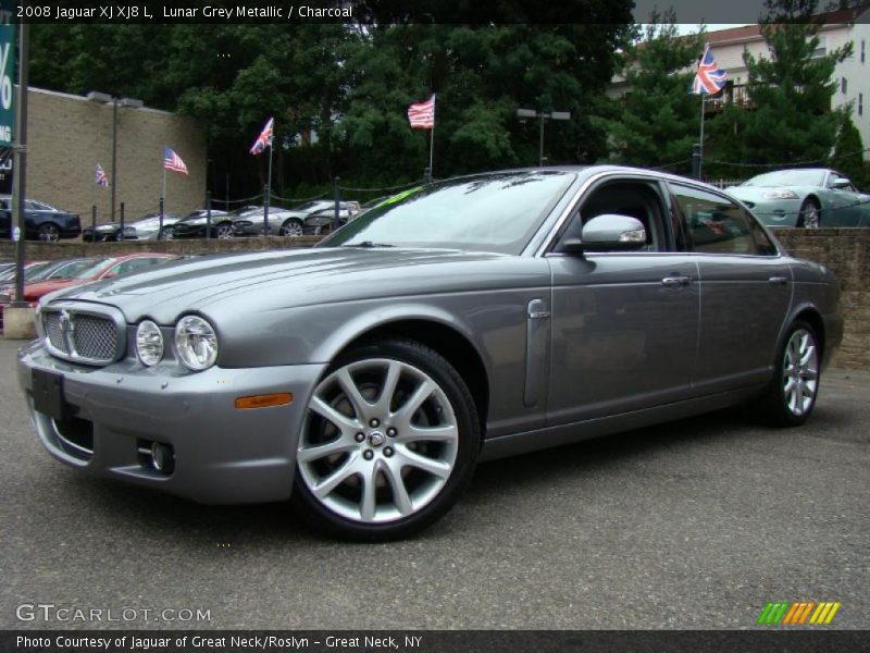 Lunar Grey Metallic / Charcoal 2008 Jaguar XJ XJ8 L