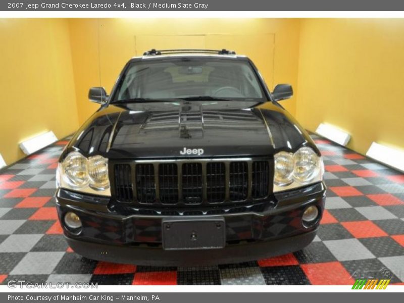 Black / Medium Slate Gray 2007 Jeep Grand Cherokee Laredo 4x4
