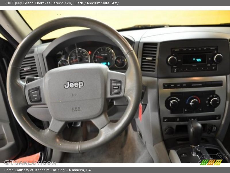 Black / Medium Slate Gray 2007 Jeep Grand Cherokee Laredo 4x4