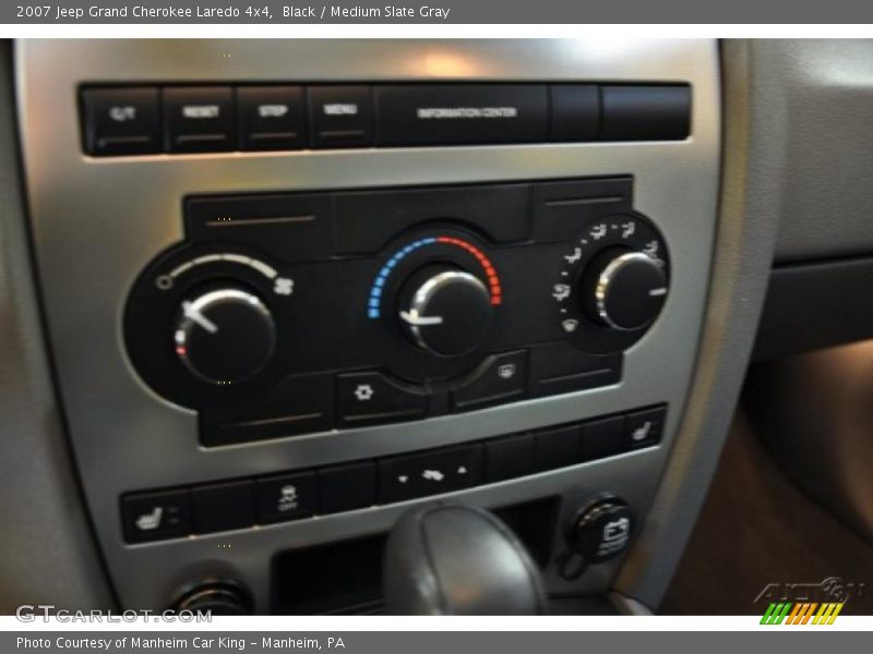 Black / Medium Slate Gray 2007 Jeep Grand Cherokee Laredo 4x4