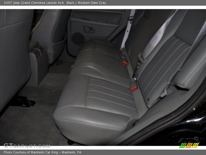 Black / Medium Slate Gray 2007 Jeep Grand Cherokee Laredo 4x4