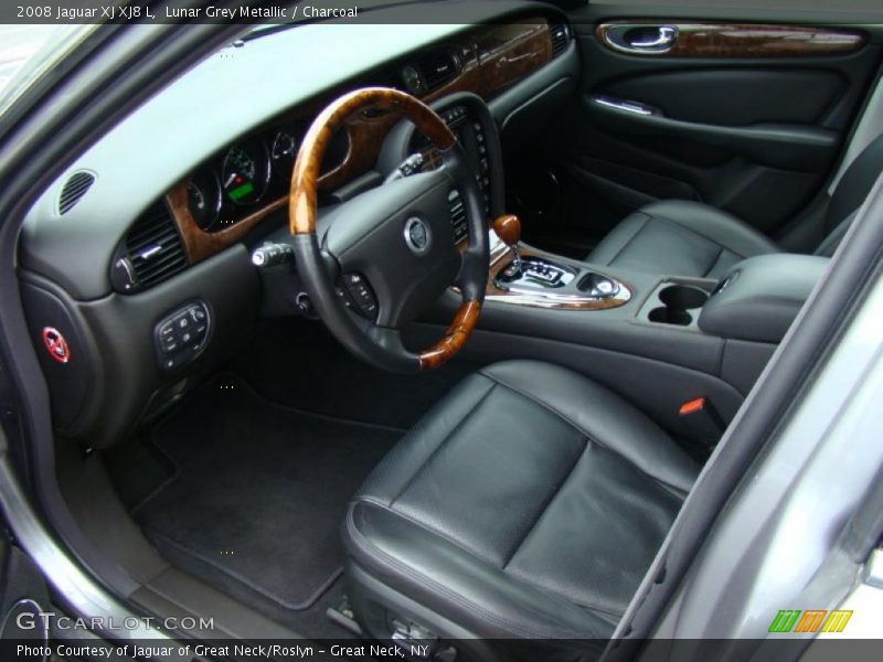 Lunar Grey Metallic / Charcoal 2008 Jaguar XJ XJ8 L