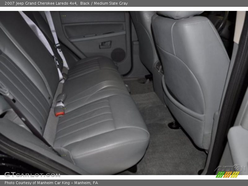 Black / Medium Slate Gray 2007 Jeep Grand Cherokee Laredo 4x4
