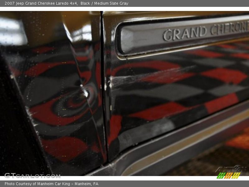 Black / Medium Slate Gray 2007 Jeep Grand Cherokee Laredo 4x4