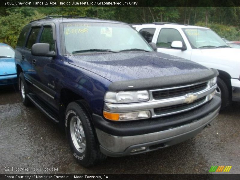 Indigo Blue Metallic / Graphite/Medium Gray 2001 Chevrolet Tahoe LS 4x4
