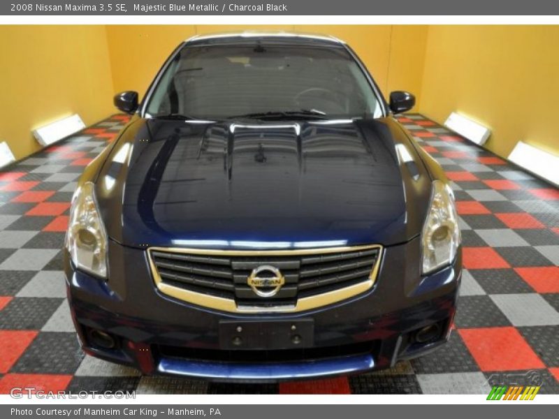Majestic Blue Metallic / Charcoal Black 2008 Nissan Maxima 3.5 SE