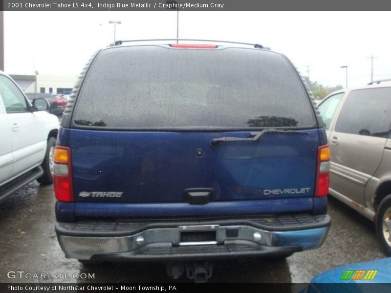 Indigo Blue Metallic / Graphite/Medium Gray 2001 Chevrolet Tahoe LS 4x4