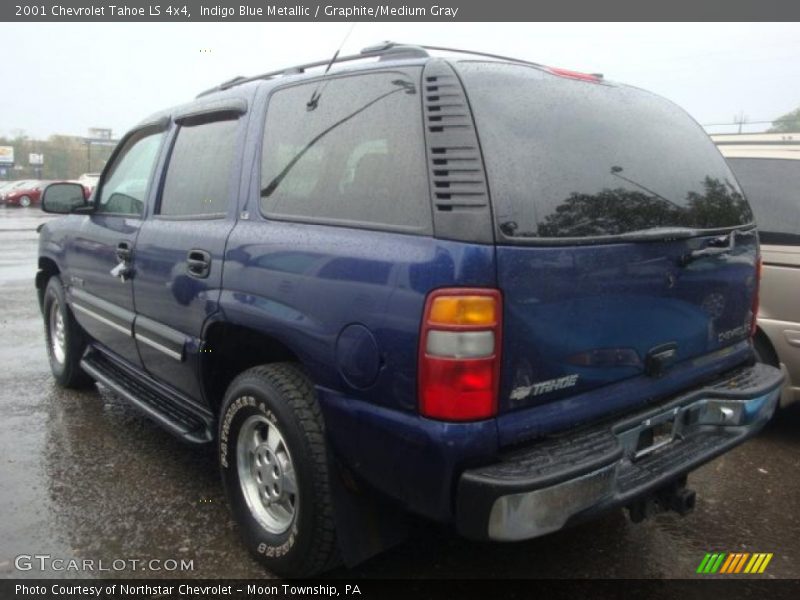 Indigo Blue Metallic / Graphite/Medium Gray 2001 Chevrolet Tahoe LS 4x4