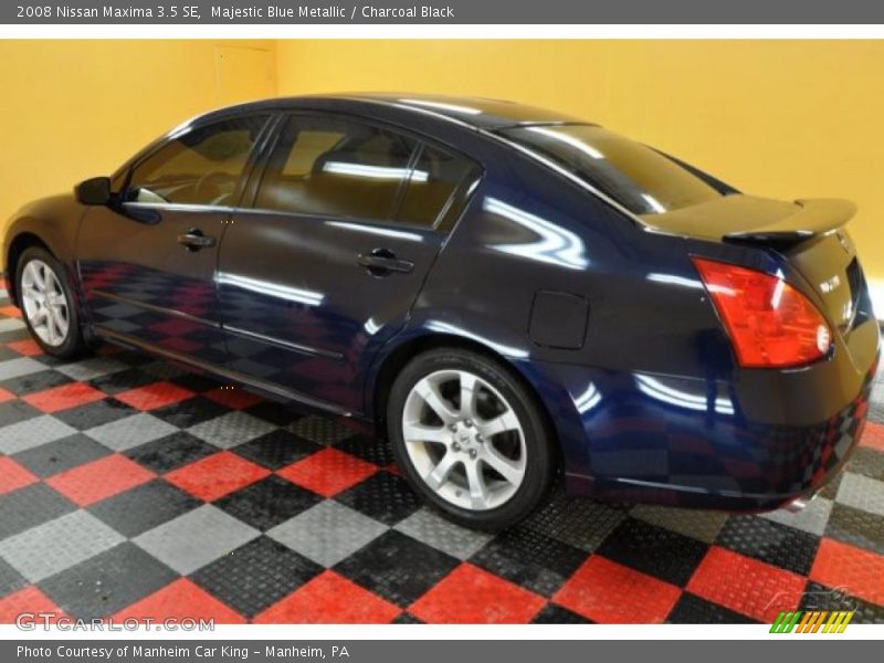 Majestic Blue Metallic / Charcoal Black 2008 Nissan Maxima 3.5 SE