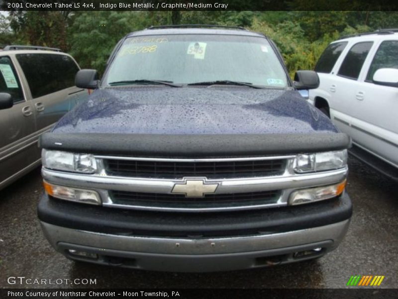 Indigo Blue Metallic / Graphite/Medium Gray 2001 Chevrolet Tahoe LS 4x4