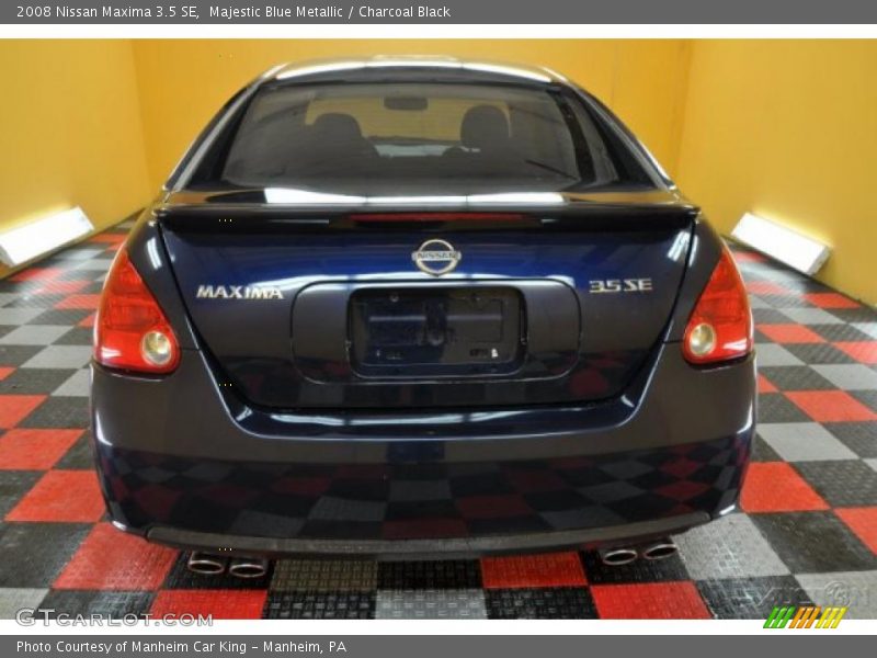 Majestic Blue Metallic / Charcoal Black 2008 Nissan Maxima 3.5 SE