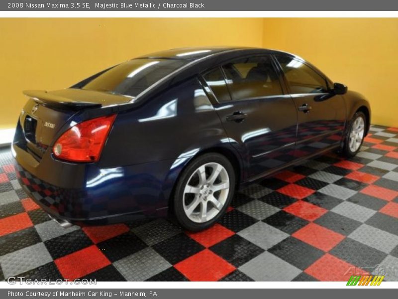 Majestic Blue Metallic / Charcoal Black 2008 Nissan Maxima 3.5 SE
