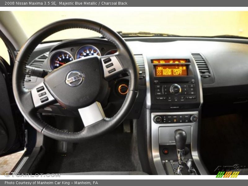 Majestic Blue Metallic / Charcoal Black 2008 Nissan Maxima 3.5 SE