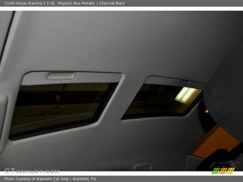 Majestic Blue Metallic / Charcoal Black 2008 Nissan Maxima 3.5 SE