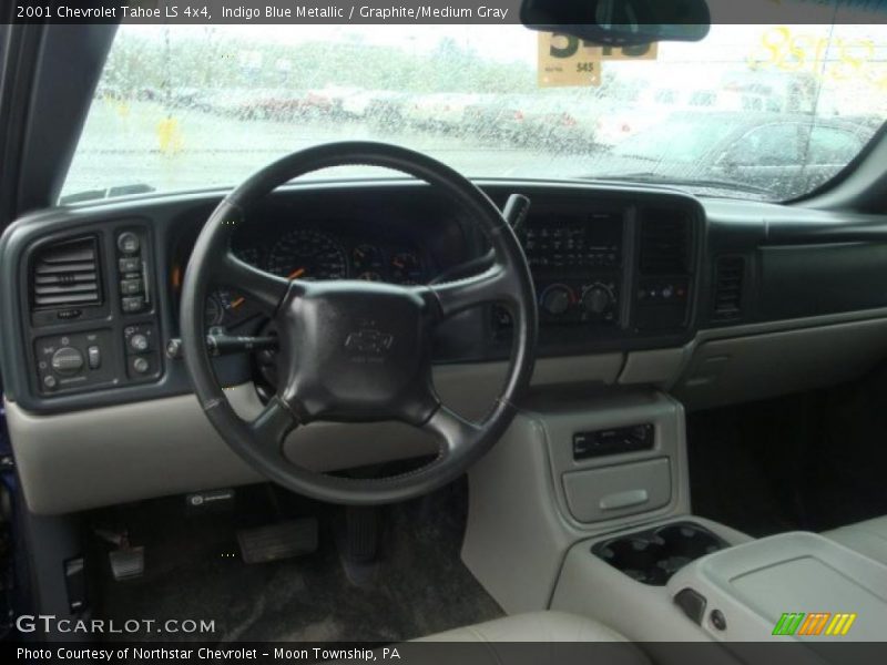 Indigo Blue Metallic / Graphite/Medium Gray 2001 Chevrolet Tahoe LS 4x4