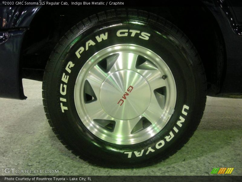 Indigo Blue Metallic / Graphite 2003 GMC Sonoma SLS Regular Cab