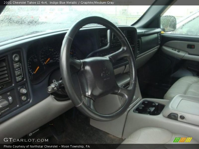 Indigo Blue Metallic / Graphite/Medium Gray 2001 Chevrolet Tahoe LS 4x4