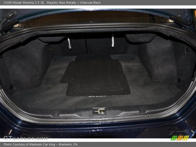 Majestic Blue Metallic / Charcoal Black 2008 Nissan Maxima 3.5 SE