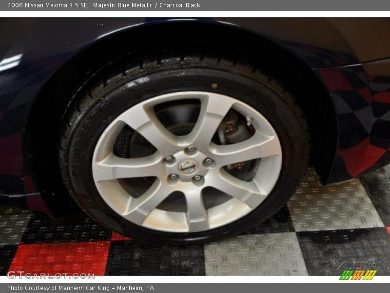 Majestic Blue Metallic / Charcoal Black 2008 Nissan Maxima 3.5 SE