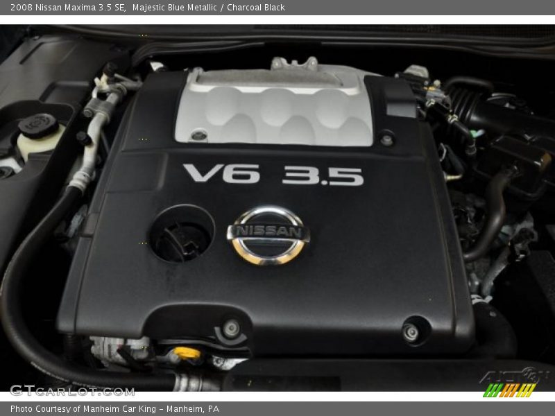 Majestic Blue Metallic / Charcoal Black 2008 Nissan Maxima 3.5 SE
