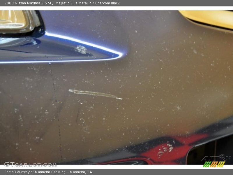 Majestic Blue Metallic / Charcoal Black 2008 Nissan Maxima 3.5 SE