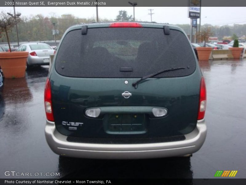 Evergreen Dusk Metallic / Mocha 2001 Nissan Quest SE