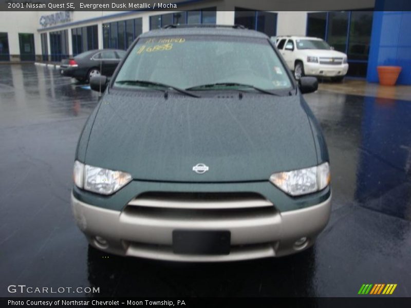 Evergreen Dusk Metallic / Mocha 2001 Nissan Quest SE