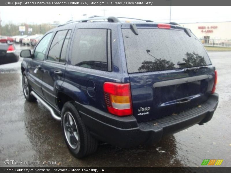 Midnight Blue Pearl / Dark Slate Gray 2004 Jeep Grand Cherokee Freedom Edition 4x4