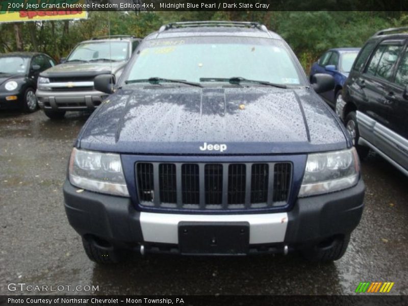 Midnight Blue Pearl / Dark Slate Gray 2004 Jeep Grand Cherokee Freedom Edition 4x4