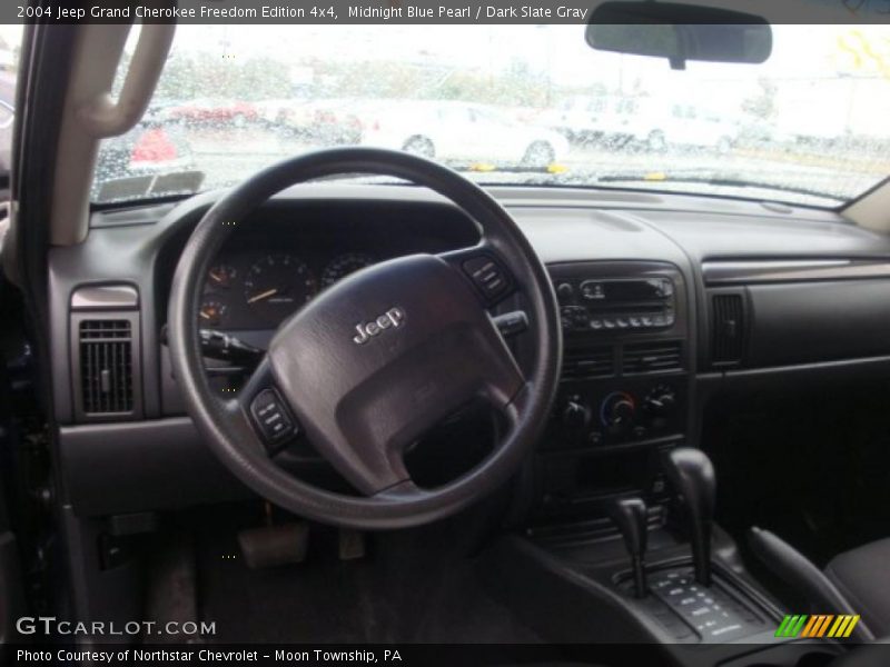 Midnight Blue Pearl / Dark Slate Gray 2004 Jeep Grand Cherokee Freedom Edition 4x4