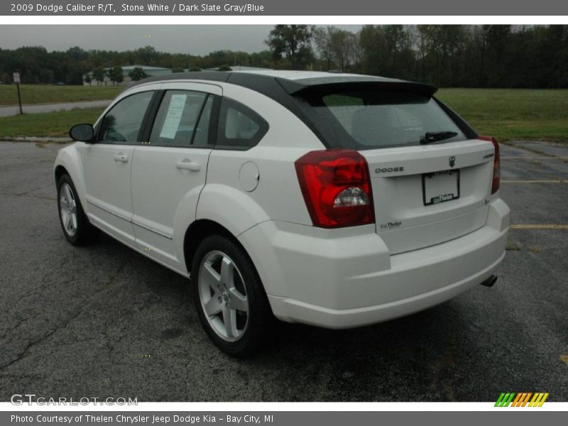 Stone White / Dark Slate Gray/Blue 2009 Dodge Caliber R/T